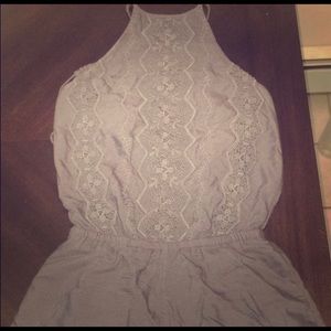 Lavender Lace Romper
